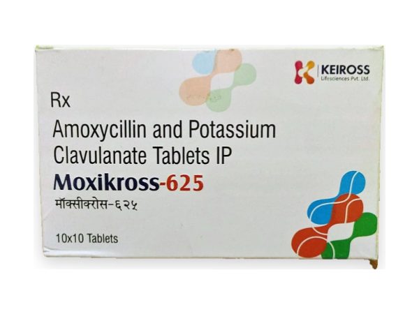 Moxikross-625 — Amoxycillin 500 mg + Potassium Clavulanate 125 mg