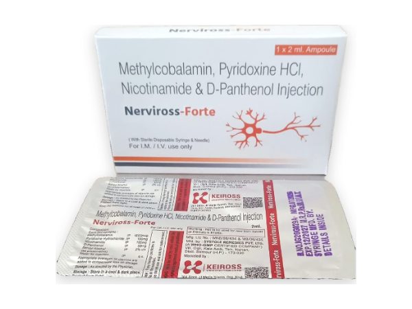 Nerviross-Forte — Methylcobalamin 1500 mcg + Pyridoxine 100 mg + Nicotinamide 100 mg + D-Panthenol 50 mg