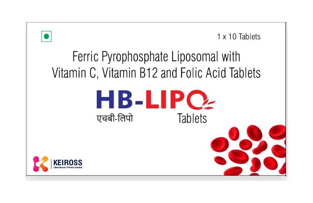 HB Lipo — Liposomal Ferric Pyrophosphate + Vitamin C + more