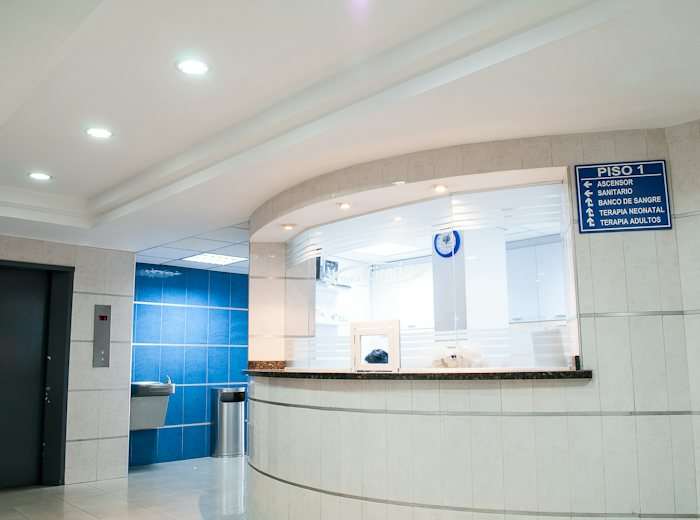 Hospital reception